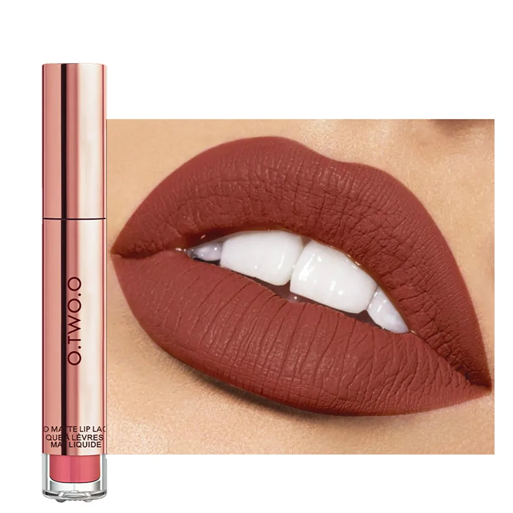 

12colors Hot Cosmetics Makeup Lip Gloss Long Lasting Waterproof Easy to Wear Matte Lipstick lip gloss lip tint