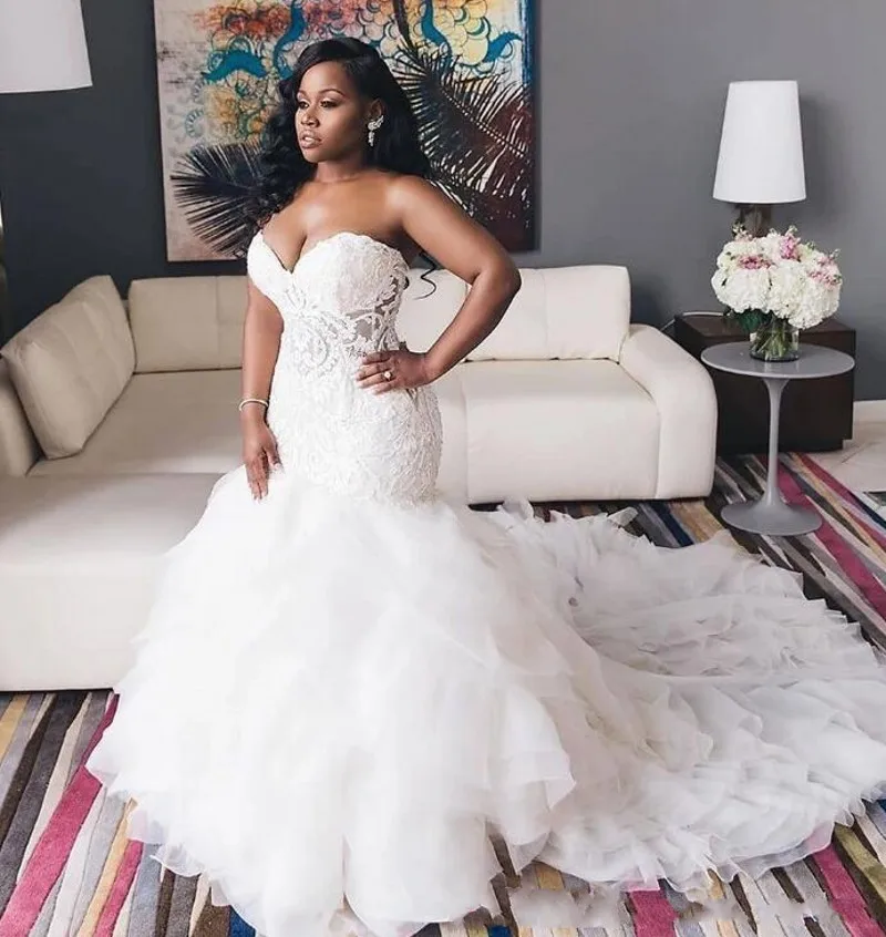 

Винтажное свадебное платье-годе цвета слоновой кости 2021, кружевные свадебные платья со шнуровкой сердечком, свадебные платья, платья