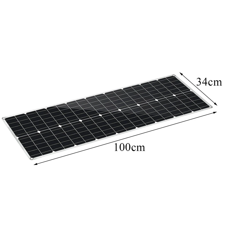 Tanie KINCO100W Panel słoneczny 18V elastyczny monokrystaliczny silikonowy Panel solarny na kolarstwo na świeżym powietrzu wspinaczka Camping bateria słoneczna