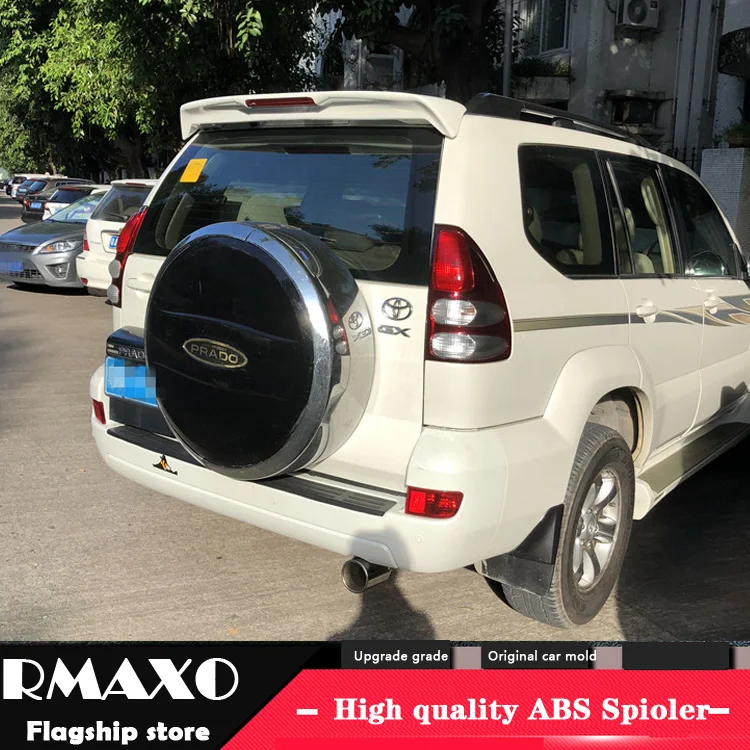 Спойлер для Toyota land cruiser prado FJ120 из высококачественного АБС материала заднее крыло