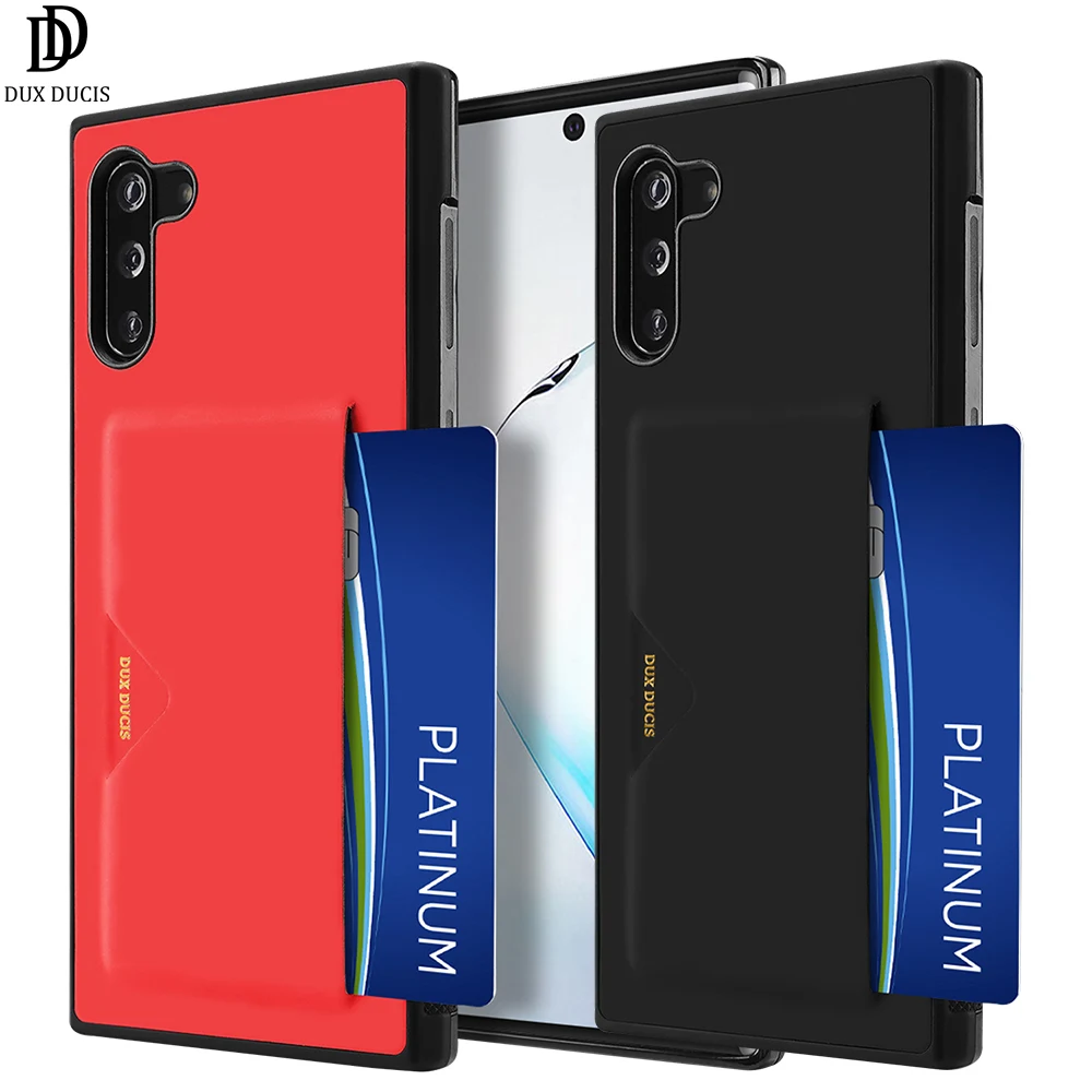 Чехол-бумажник для samsung Note 10 и + Plus из кожи ПУ ТПУ Бампер Защитный слот кредитных