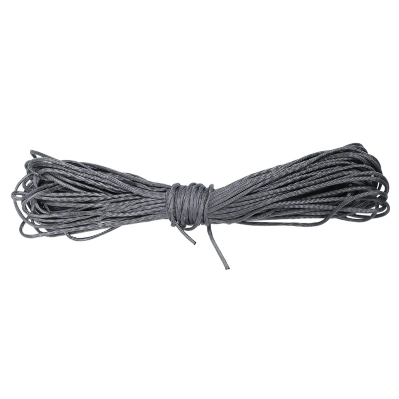 2 pcs 100Ft 7 Strand 550 Survival Bushcraft Паракорд парашютный шнур Тип III-оранжевый и серый
