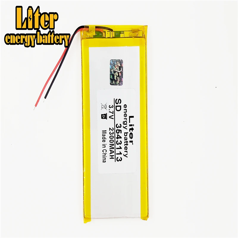 3543113 3 7 V 2300mah литий-полимерный аккумулятор с защитной платой для PDA планшетных ПК