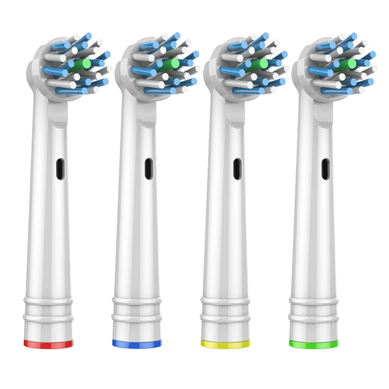 Сменные насадки для зубных щеток Oralb B-набор из 4 головок для электрической зубной щетки Oralb Braun-зубная щетка Cross Action es