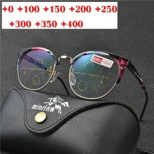 Сверхлегкие фотохромные солнцезащитные очки прогрессивные мульти фокус очки для чтения для мужчин и женщин дальнозоркость дальнозоркие очки UV400 NX