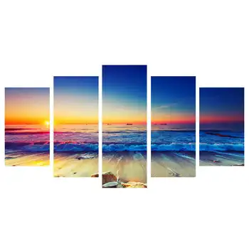 

1 pc Wulian Painting Animal Canvas Wall Art Seascape Landscape Paintings Canvas Wall Art Print Picture Home Decoration Painting