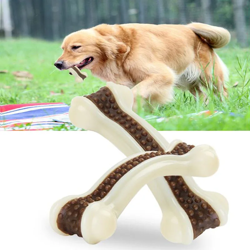 Pet Chews Toys Bone Shaped Molar Stick For Dogs Interactive Toothbrush Replacement For Teeth Cleaning For Small Large dogs