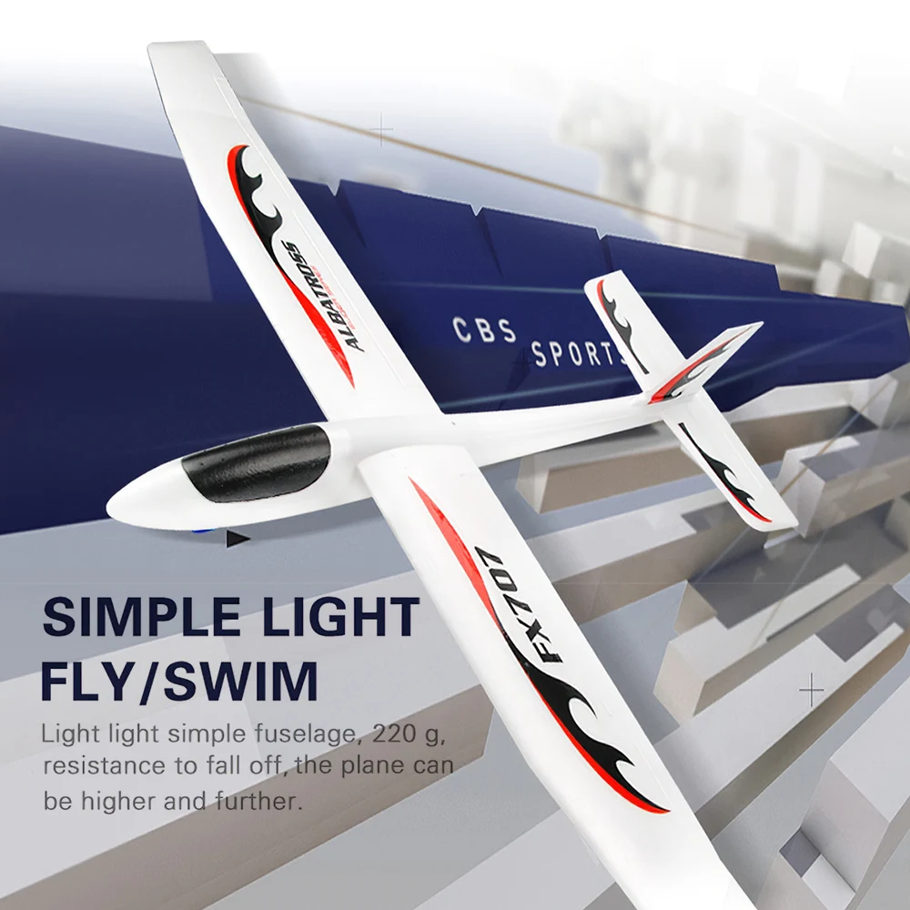 

High Quality FX707S Airplane Hand Glider Plane Throwing Airplane Soft Foam Airplane Aircraft Model DIY Toys for Kids