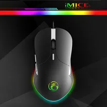 Ratón óptico X6 de alta configuración para Ratón de juegos con cable USB, 6400 DPI, para ordenador portátil, actualización de X7 para juegos