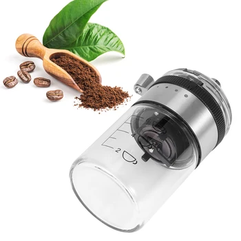 

Portable Manual Coffee Grinder Mill Machine with 5 Precise Setting for Home Office Use Manual Coffee Grinding Machine