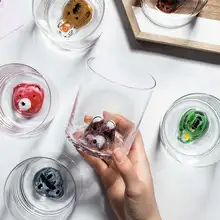 Мультфильм 3D животное стеклянная чашка необычный, прозрачный бессвинцовый кристалл вино молоко сок чашка кофейный для дома и офиса кружка для питья стекло es
