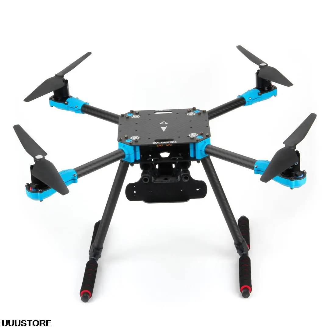 HolyBro X500 V2 Frame Kit / ARF Kit - 500mm Wheelbase Carbon Fiber Frame Kit 4PCS 2216 KV880 Motor 20A ESC 1045 Propeller PDB Combo Camera Drone 8 HolyBro X500 V2 Frame Kit / ARF Kit, the rail mounting system is ready to take a whole host of camera mounts and g