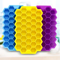37 silicone honeycomb ice cell mold ice cell with cover can be folded DIY ice mold ice cell ice maker