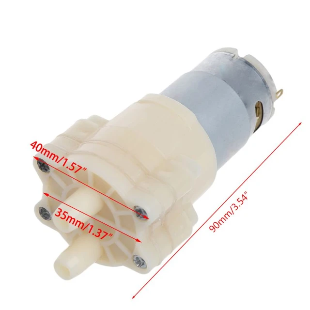 Wasser Pumpe Grundierung Membran Mini Pumpe Spray Motor 12V Micro Pumpen  Für Wasser Dispenser 90mm x 40mm x 35mm Max Saug 2m