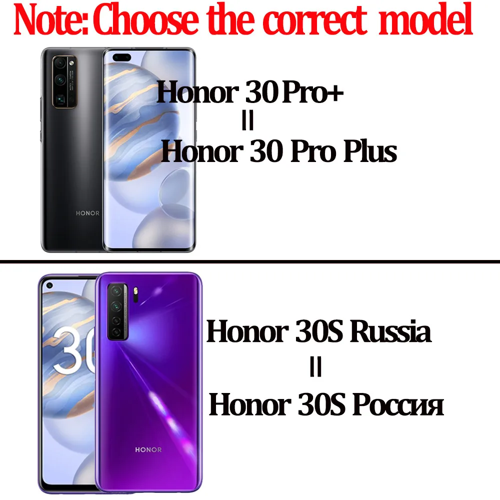 3шт хонор 30 про плюс гидрогель пленка+пленка для объектива камеры Huawei Honor Pro Plus