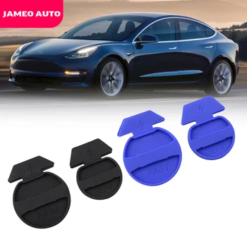 

Jameo Auto 2Pcs/Set Car Charging Port Protection Cover for Tesla Model 3 2017 - 2019 Accessories Charging Port Dust Plug