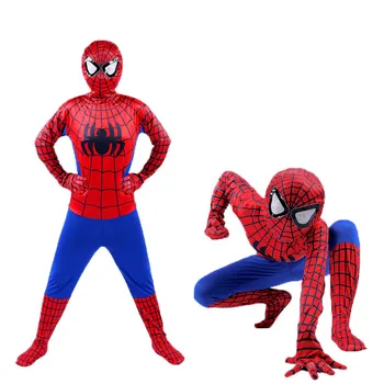 

Kids Spiderman Cosplay Costume for Children Clothing Sets Avenger Spiderman Cosplay Costume Halloween Party clothes