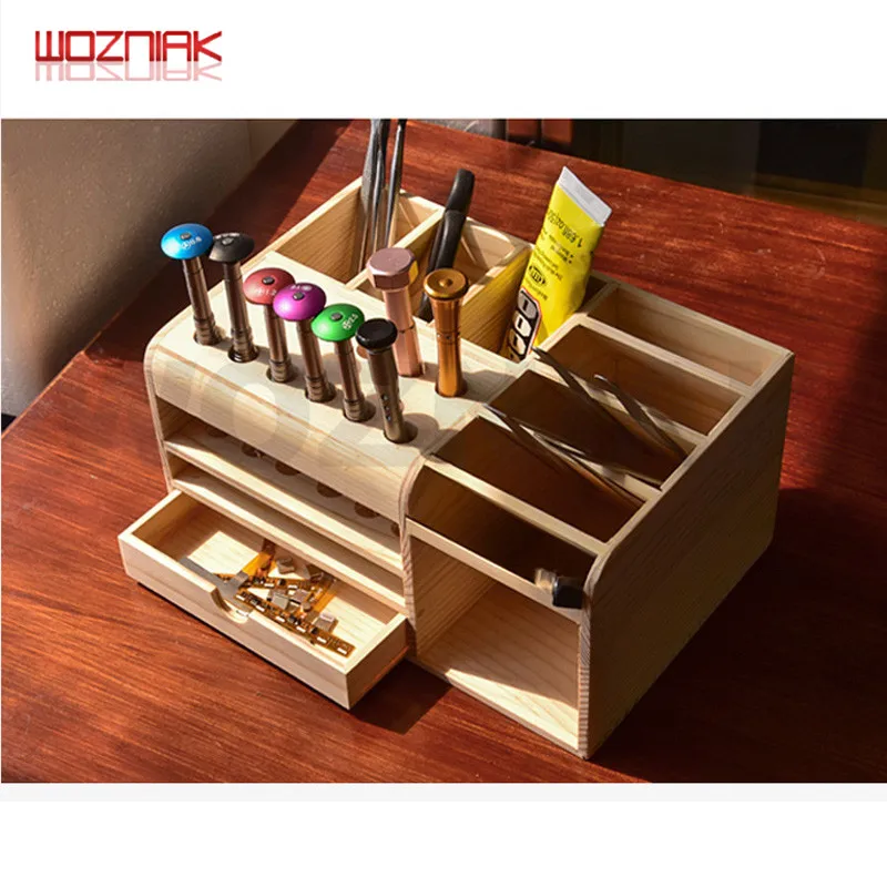 WOZNIAK мобильный телефон отвертка коробка для хранения деревянный ящик