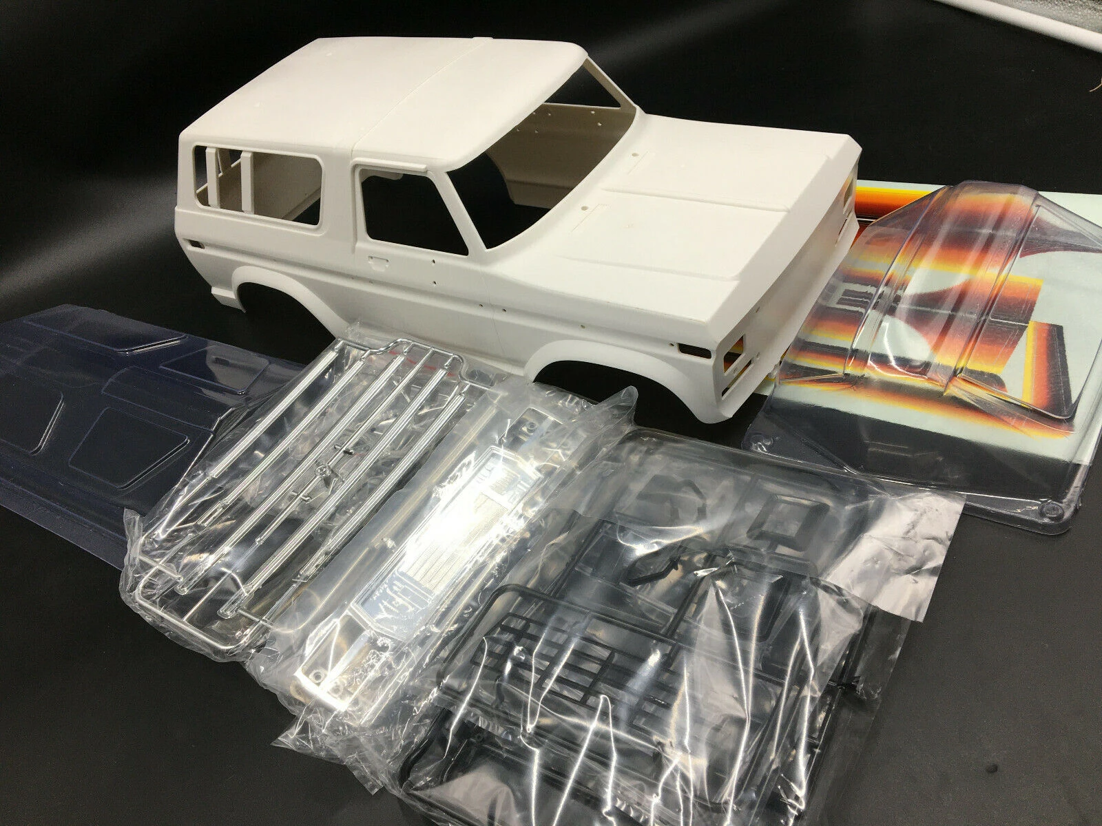 313MM Car Body Shell Kit for 1//10 RC TRAXXAS TRX4 Ford Bronco Axial SCX10 90046