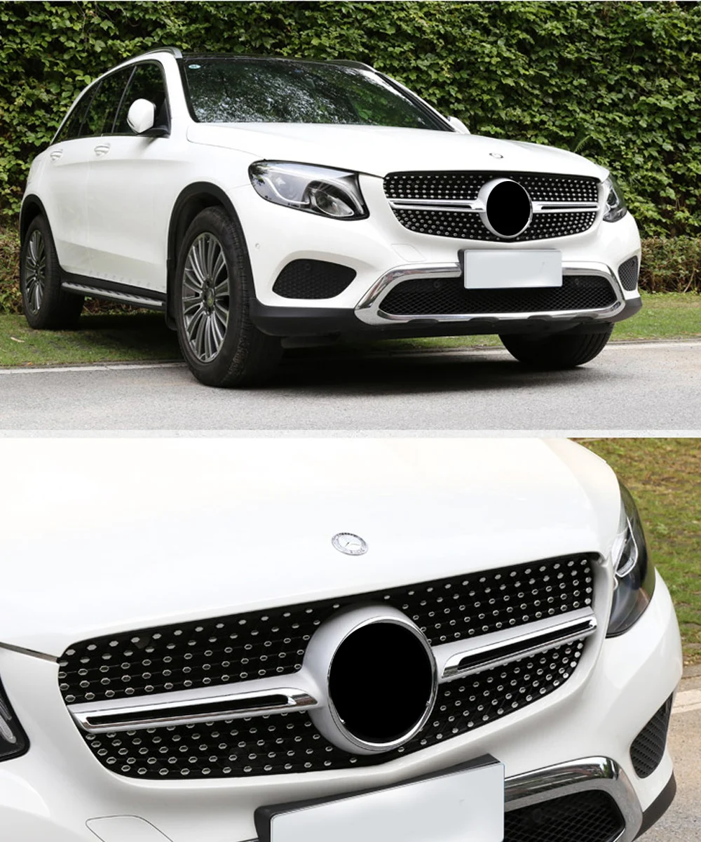 Для Mercedes GLC класс X253 C253 W253 5-дверный внедорожник купе по настоящее время бриллианты гриль передний бампер решетка сетки