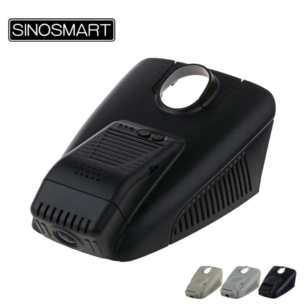 SINOSMART Wifi DVR для Mercedes Benz C200 14 15/GLC 260 15/E220 2018/C200L 180 Скрытая установка с приложением