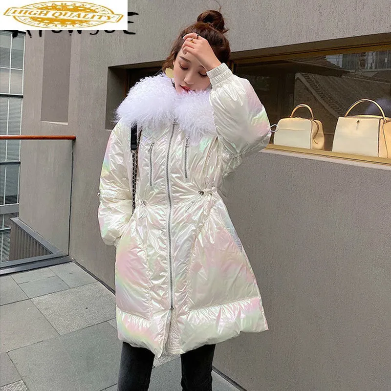 Witte Eend Donsjack Vrouwen Kleding 2019 Winter Jas Vrouwen Koreaanse Wollen Kraag Puffer Jas Vrouwen Warme Parka G8095 YY2173 Witte Eend Donsjack Vrouwen Kleding 2019 Winter Jas Vrouwen Koreaanse Wollen Kraag Puffer Jas Vrouwen Warme Parka G8095 YY2173