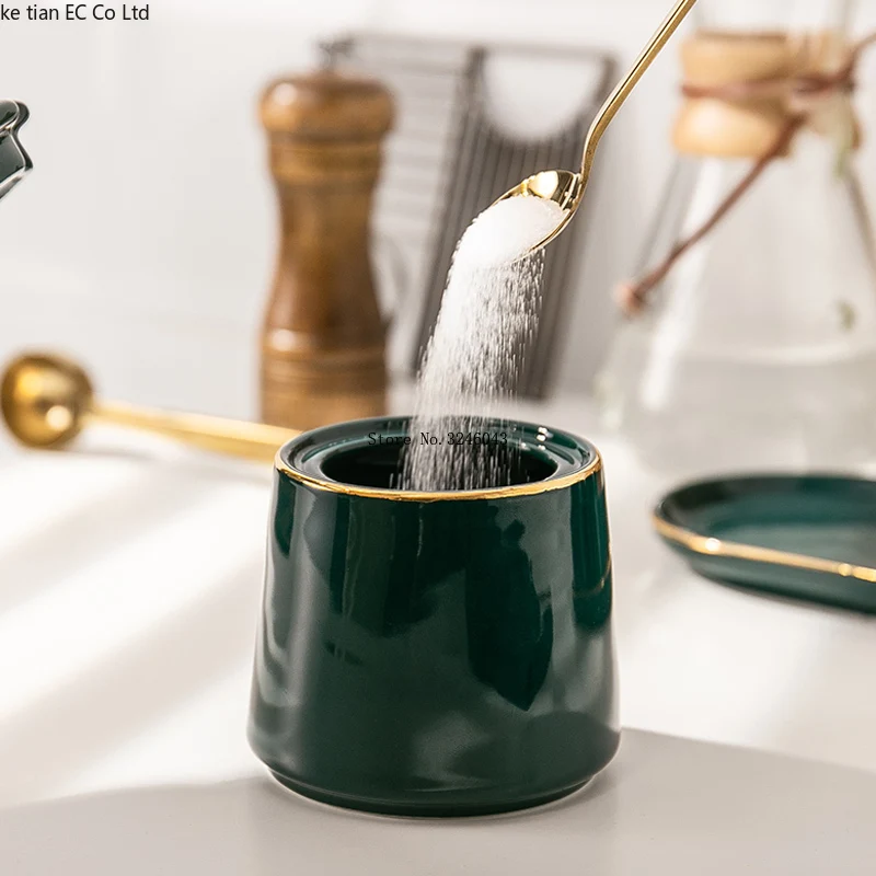 Роскошный европейский светильник Набор банок для приправ комбинация кухонный