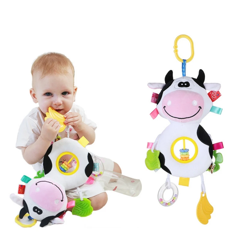 Finest  Baby Toys Mobile Plush Cartoon Bed Rattles Bell Toy Baby Crib Stroller Hanging Teethers Toys for ba