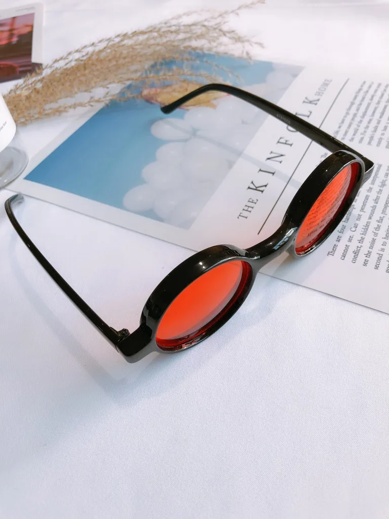 Маленькая оправа оранжевые линзы Солнцезащитные очки женские дизайнерские мужские Солнцезащитные очки женские прозрачные очки черные очки UV400 NX