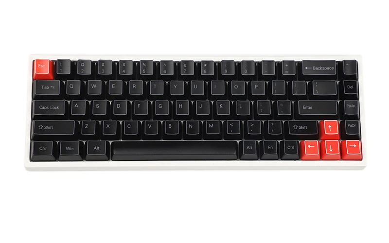 YMDK ABS ANSI ISO боковая подсветка верхняя подсветка 1,5 мм толщина блеск через Keycap только набор ключей для YMD75 KBD75 Keycool 84 KBD67 XD64 GK64