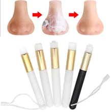 20 шт кисточка для носа леди удаление лица очищающая мягкая щетка для ресниц пена ресниц щетка для ухода за лицом черная голова щетка Шампунь Щетка