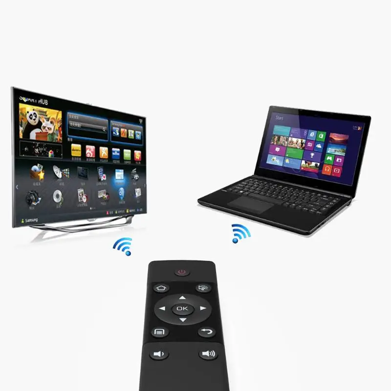 

Hot sale Q5 Voice Remote Control 2.4G Wireless Remote Control With USB Receiver For Smart TV Android Box Projector