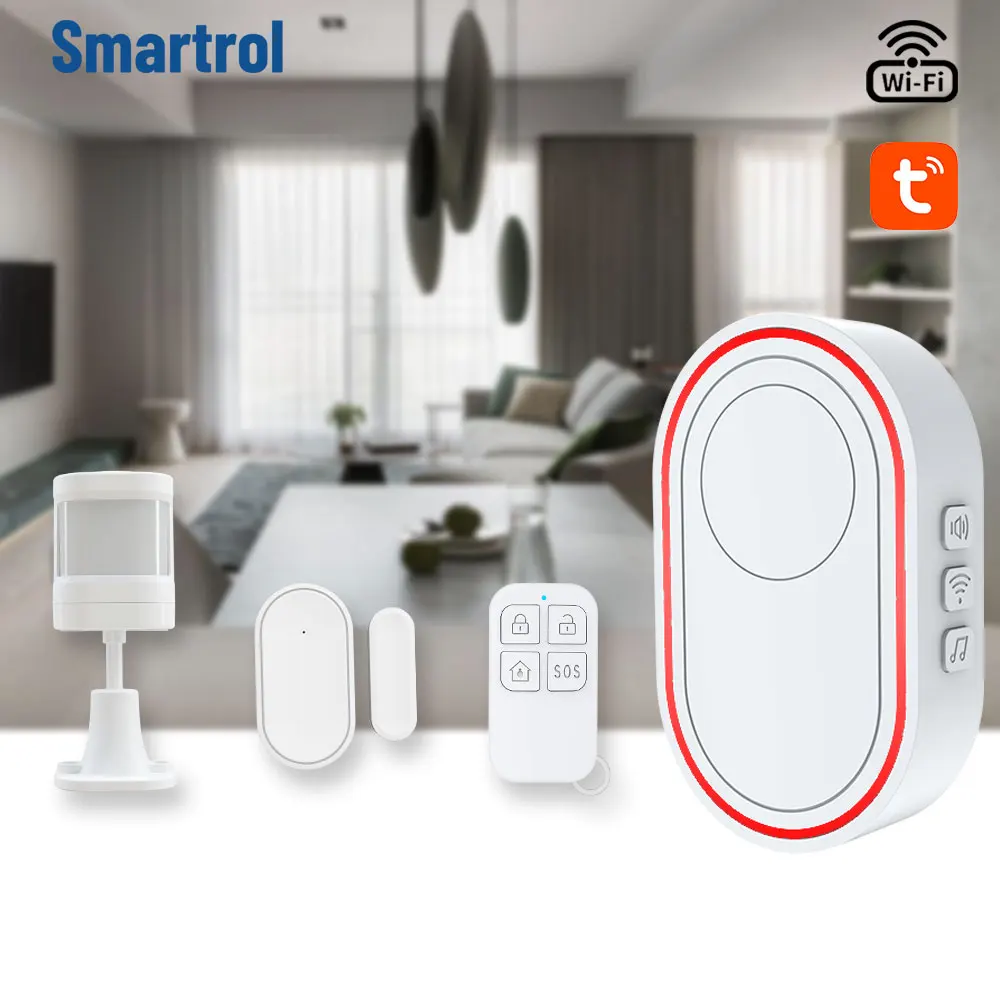 SMARTROL W10 Умный дом Tuya WIFI Беспроводной дверной звонок Домашний датчик движения