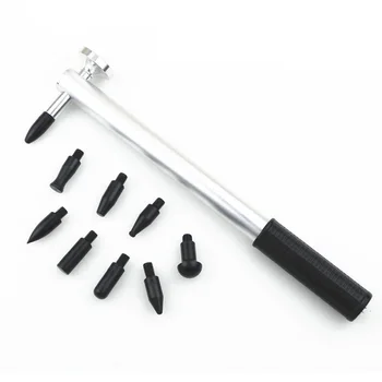 

Universal Paintless Dent Repair Hand Tool Kit Repair Hammer Tap Down with 9 Heads Car Car Body Repair Tools