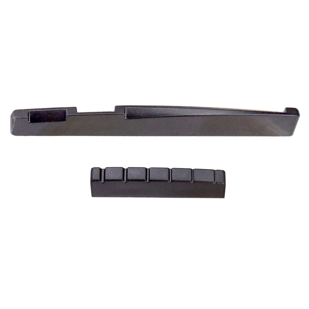 Guitar Bridge Saddle and Nut Set for Left Handed Acoustic Guitar Parts