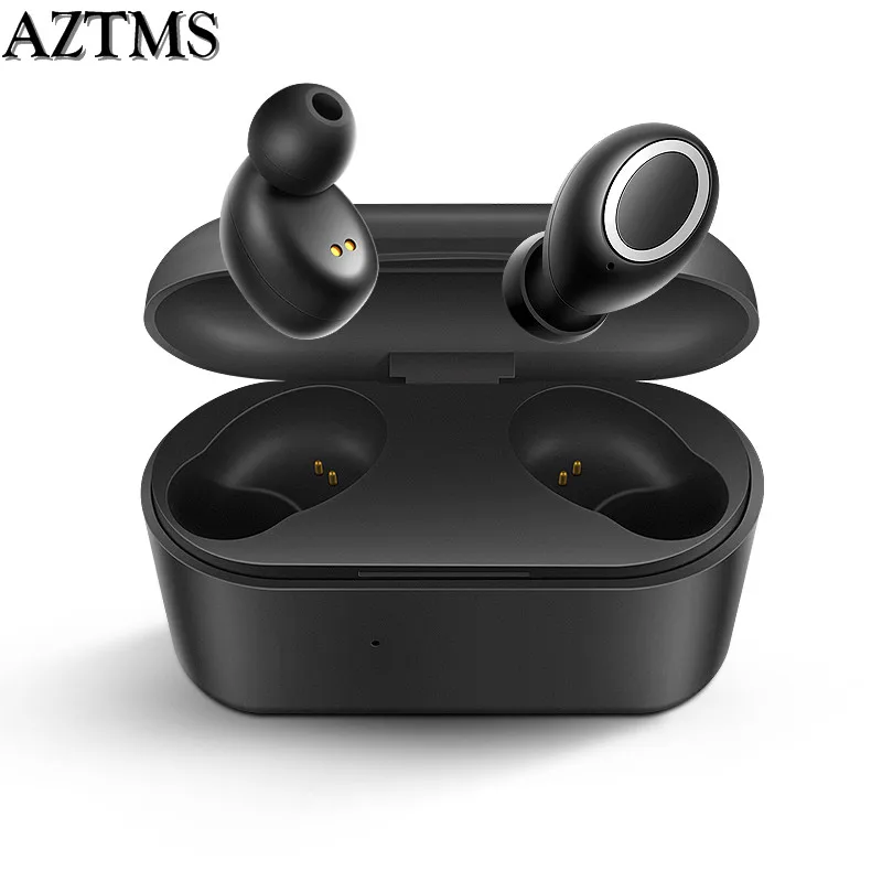 D15Bluetooth Earphone 5.0 TWS Mini Wireless Headphones Touch Control 3D Stereo Bass Earbuds for huawei Mate P30 P20 P10 | Электроника
