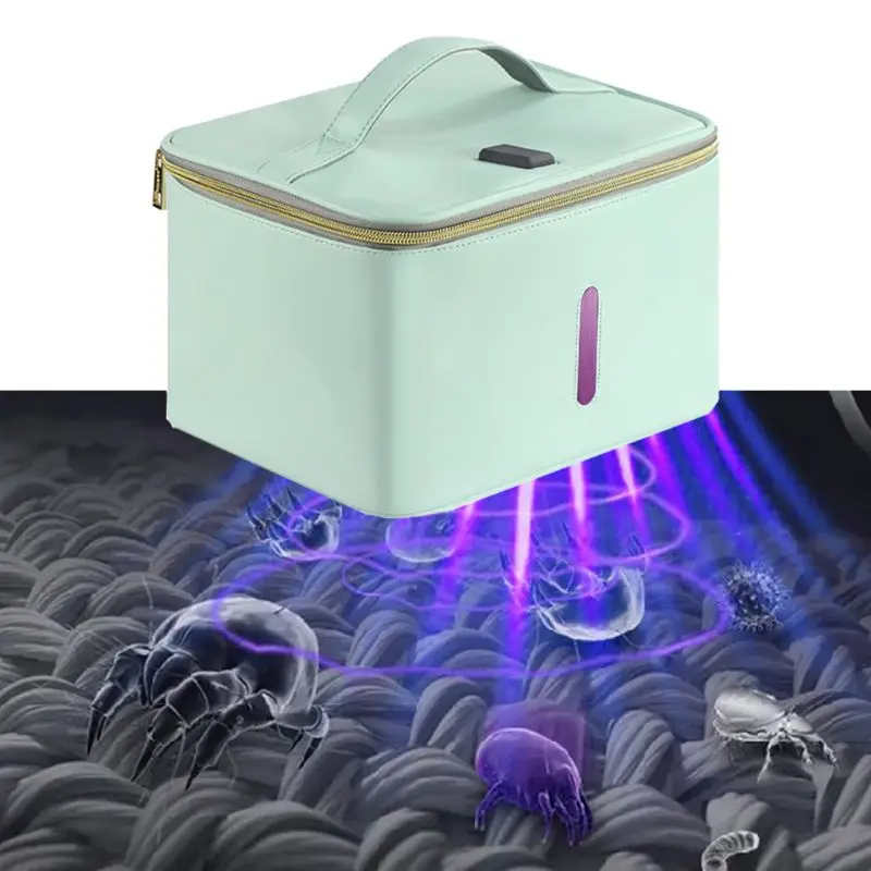 

LED UVC Sterilizing Bag Portable USB Rechargeable Disinfection Organizer Sterilization for Baby Bottle Toothbrush Underwear Keep