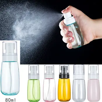 

1PC Travel Perfume Atomizer Alcohol Spray bottle Disinfectant Spray Bottle 80ML Empty bottle Random Color