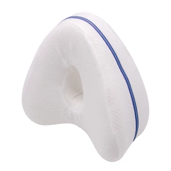 

2020 New Pregnancy Body Memory Foam Orthopedic Knee Pillow Leg Wedge Pillow Cushion for Side Sleeper Merry Christmas Gift
