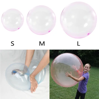 

70-40cm Kids Favors Air Helium Bubble Ball Big Toy Ball Bubble Summer pool party Magic Bubble Giant Balloons Trutha Bal Globes