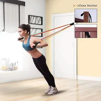 

Training Bands Durable Practical TPR Stretch Arm Apparatus Puller Yoga Pull Rope Fitness Equipments Removable Portable