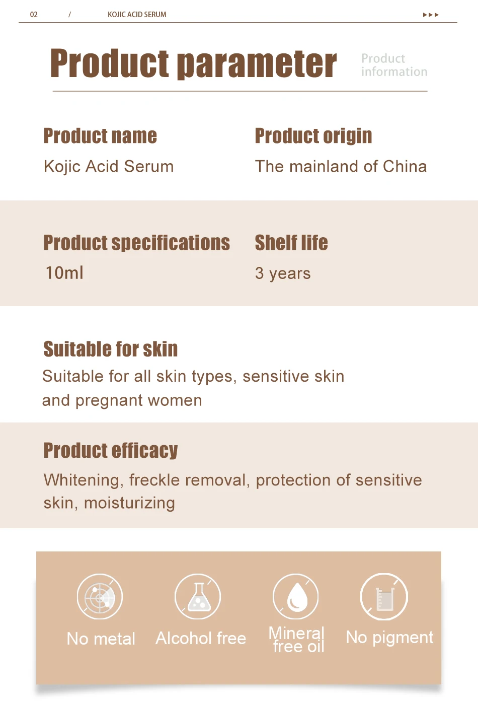 【limited sales】Dimollaure 30g Kojic Acid Whitening Powder Kojic Acid Serum Removal Freckle
