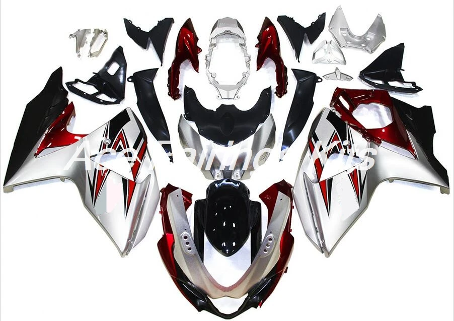 

New ABS Injection mold Fairing kit Fit for SUZUKI GSXR1000 09-16 L2 GSX-R GSXR 1000 K9 2009 2010 2016 ABS Fairings Red silver