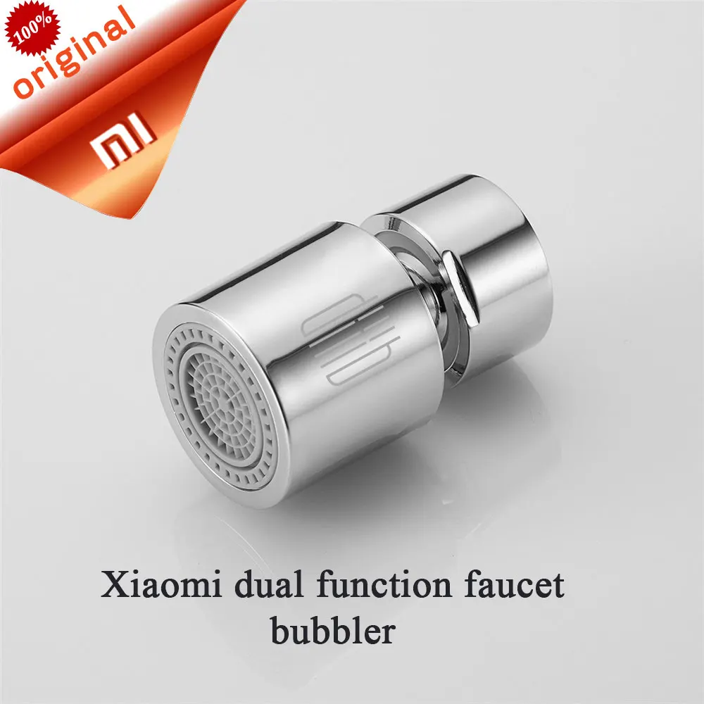 Xiaomi двойной функциональный смеситель bubbler кухонный водосберегающий фильтр двойной режим воды головка кран с форсункой разъем youpin кран пузырь