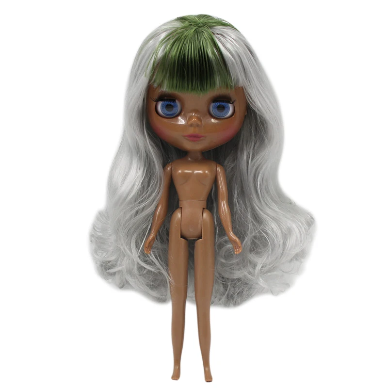 Ледяная фабрика Blyth кукла Обнаженная соединение тела с ручной набор A& B 1/6 BJD Модная Кукла подходит diy Макияж Специальная цена - Цвет: Glossy face
