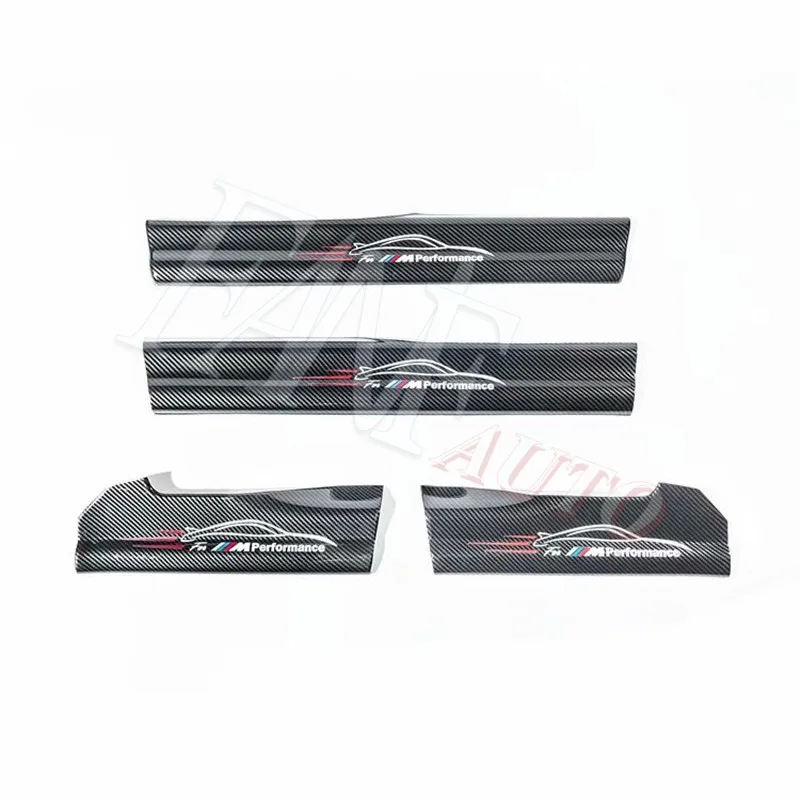 Накладка на порог из углеродного волокна, накладка на пороги, защитная накладка для BMW X3 G01 - Цвет: INNER