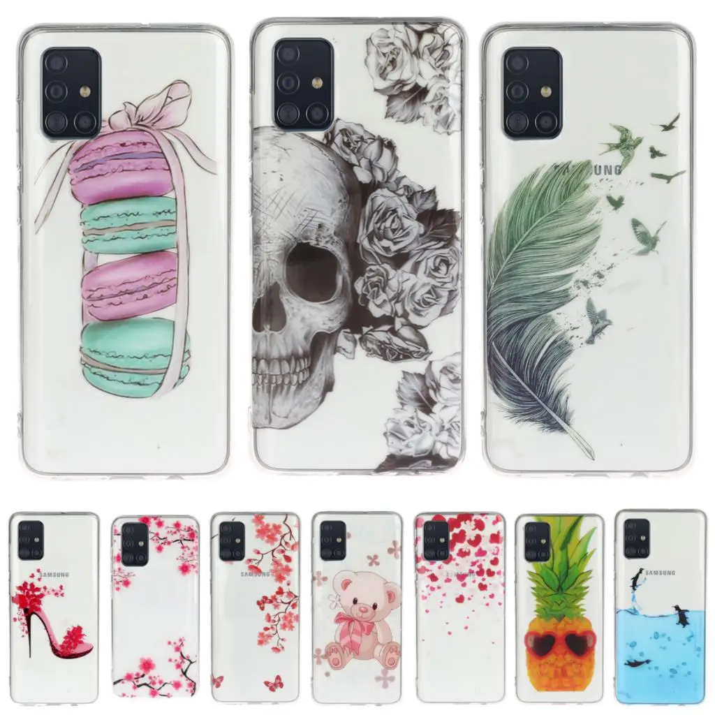 Маленький медведь мягкий ТПУ защитный чехол для Samsung A20E Carcasa чехлы мобильных