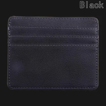 

Unisex Wallet Pickup Package Slim Leather Bus Card Holder Bank Cardholder card Pack Bag Leather Cow Business Card Holder