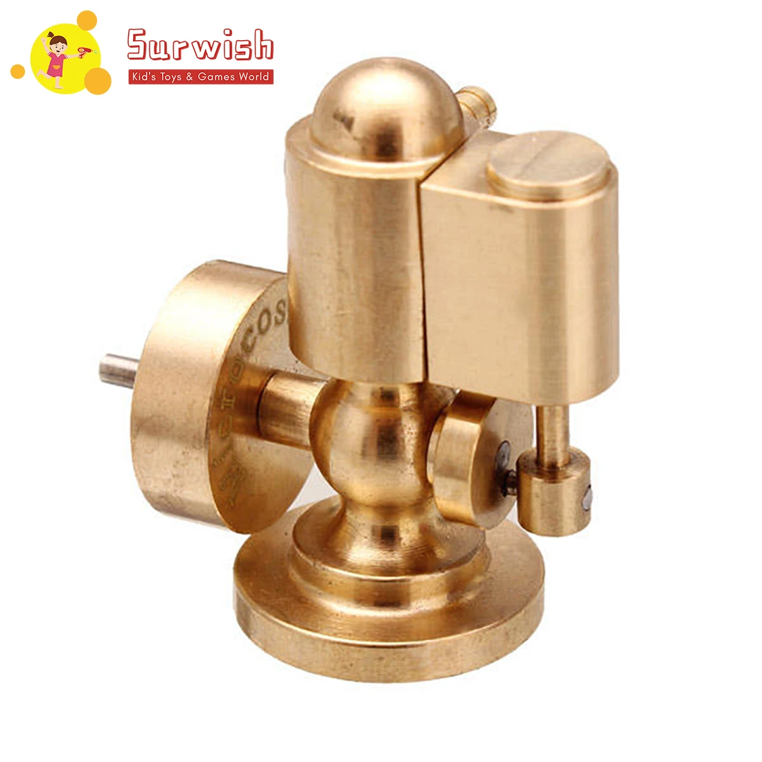 

Mini Single Cylinder Pure Copper Steam Engine Model Toy Creative Gift For Engine Power On Ship Model
