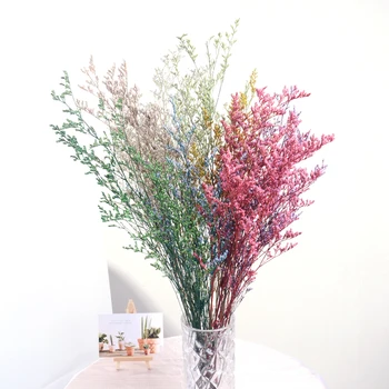 

120g/bunch 80cm Natural Dried Flowers Grass Bouquet Valentine Grass DIY Dried Flowers Plants For Decor Home Wedding Decoration